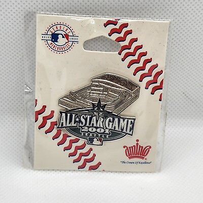 #ad MLB Baseball 2001 All Star Game Seattle Hat Lapel Pin Stocking Stuffer NEW