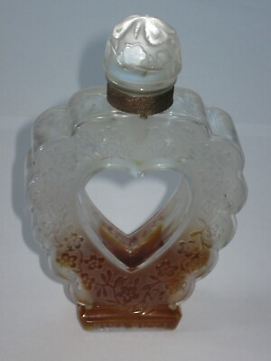 Vintage Nina Ricci Coeur Joie Open Heart Lalique Perfume Bottle Open 1 4 Full