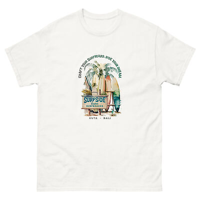 #ad Surfside Serenity: Watercolor Graphic Tee for Coastal Charm