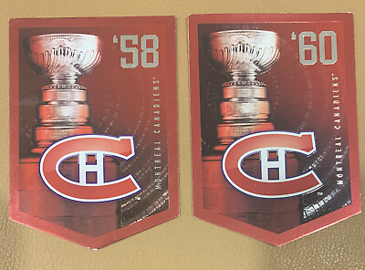 #ad 2x 2011 12 Panini The Stanley Cup Collection Montreal Canadiens Banners
