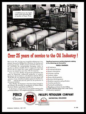 #ad 1959 Phillips Petroleum Perco Division Bartlesville Oklahoma Oil amp; Gas Print Ad