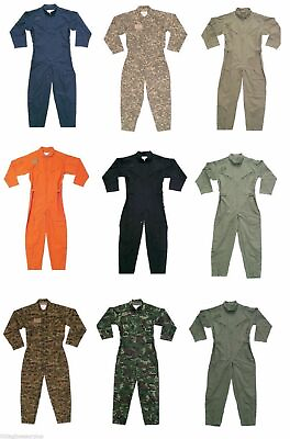 SALE Flight Suit AF Style Flight Coveralls Camo or Solid ROTHCO SAVE 20% OFF