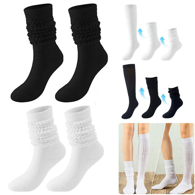 #ad Women#x27;s Fall Winter Slouch Knit Socks Slouchy Socks Scrunch Socks Scrunchie Sock