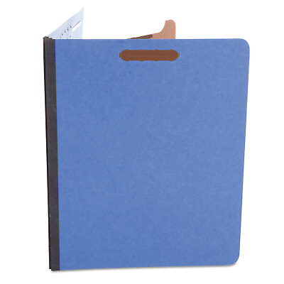 #ad UNIVERSAL Pressboard Classification Folders Letter Four Section Cobalt Blue
