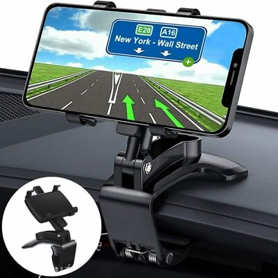 #ad Car Phone Mount 360° Universal Car Cell Phone Holder Stand Dashboard for iPhone