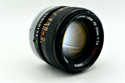 #ad Canon 50mm f 1.4 SSC S.S.C. Manual Focus FD Mount Prime Lens