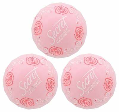 #ad Secret Invisible Solid Ball Freshies Rose Scent 3 Pk