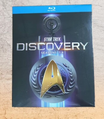 #ad STAR TREK DISCOVERY :The Complete Seasons 1 4 *All Episodes* BLU RAY
