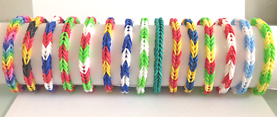 Bracelets Rainbow Loom Nation Colors *CUSTOM AVAILABLE* NEW