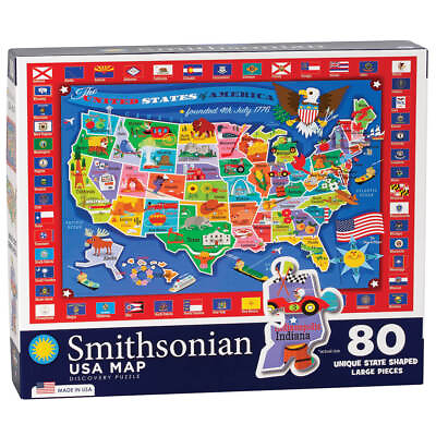 #ad #ad Smithsonian USA Map Puzzle
