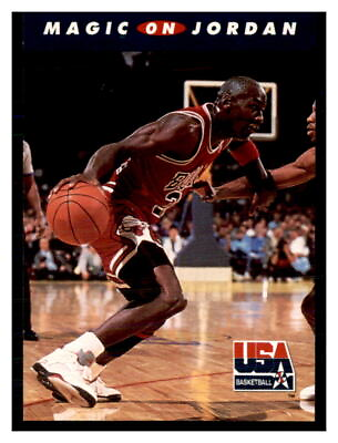 #ad 1992 SkyBox USA Magic on Jordan #105