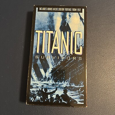 Titanic Survivors VHS 2001