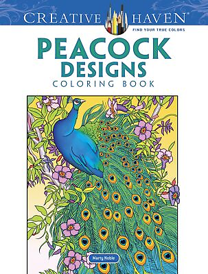 Dover Publications Creative Haven: Peacock Designs
