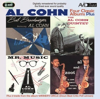 Four Classic Albums Al Cohn 2 CDs 2010 Bob Brookmeyer Mr Music Zoot Sims Quintet