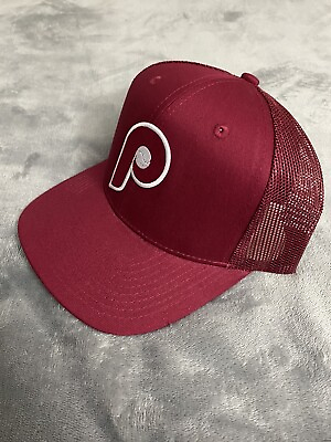 Philadelphia Phillies Vintage Throwback 1970’s Logo Baseball Trucker Hat Cap NEW