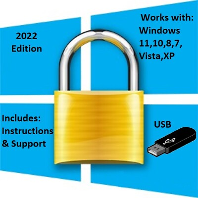 Windows Password Reset Recovery Utility USB Works on Win 111087VistaXP