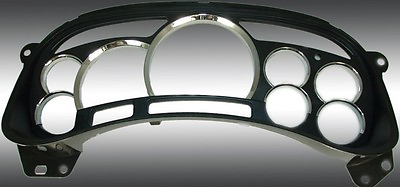 #ad Escalade Gauge Cluster Lens Cover Chrome Rings 2003 04 05 06 Silverado Tahoe New