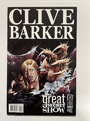 #ad Great and Secret Show The Clive Barker#x27;s #11A NM; IDW Combined