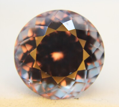 #ad Natural Color Change Spessartite Garnet Certified Round Loose Gemstone 6.10 Ct