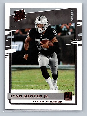 #ad LYNN BOWDEN JR 2020 Donruss RC Rated Rookie CANVAS SP #332 RIADERS Dolphins