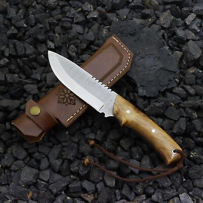 #ad Camping Knife custom hunting knife handmade knife steel hunting knife engrav