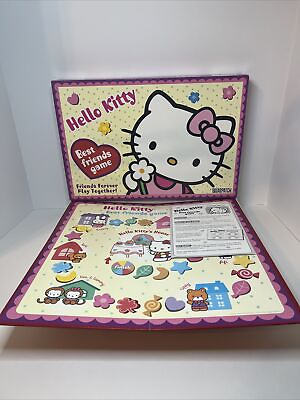 Vintage 2001 Hello Kitty Best Friends Game Board Box And Instructions Only