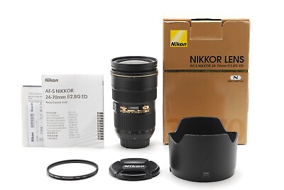 #ad 【N.Mint w Box】 Nikon AF S Nikkor 24 70mm f 2.8 G ED Zoom Lens SWM IF From JAPAN