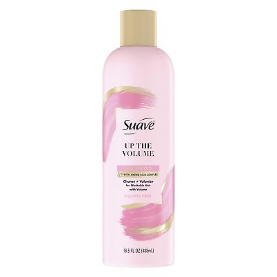 #ad Suave Pink Up The Volume Shampoo For Volumized Hair Volumizing Shampoo 16.5oz