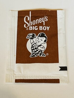 #ad Dixie Savannah Sugar Packet Ephemera 1960s Georgia Shoneys Big Boy advertising