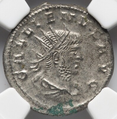 #ad NGC MS Gallienus 253 268 Roman Empire AD Double Denarius Coin TOP POPULATION