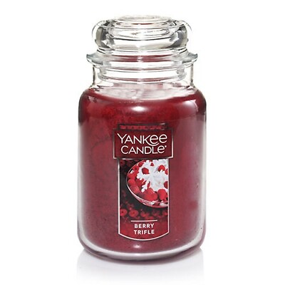 ☆☆BERRY TRIFLE☆☆LARGE YANKEE CANDLE JAR☆☆ CHRISTMAS amp; HOLIDAYS SCENT