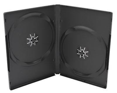 New Standard Premium Black DVD Replacement Movie Shell Storage Cases 1 12 Discs