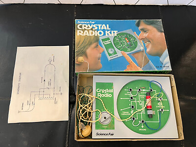 Vintage Science Fair Crystal Radio Kit Cat No 28 219 Radio Shack