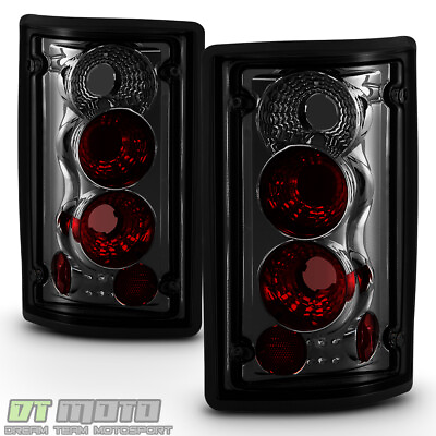 #ad Smoked 2000 2006 Ford Excursion 95 06 Econoline Van E Series Tail Lights Lamps