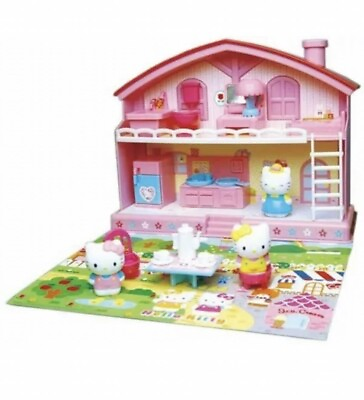 #ad New Hello Kitty Nakayoshi DollHouse Sanrio Carry On Toy Dolls amp; Lots Furnitures