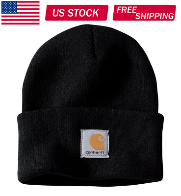 #ad #ad Unisex Carhartt Acrylic Watch Hat Beanie Winter Knit Cap Authentic A18 Mens Lady