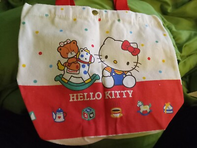 #ad Mini Retro Style Hello Kitty Canvas Tote Bag