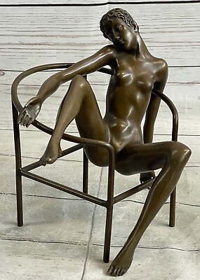 Original Nude Girl 100% Hot Cast Bronze Statue Mario Nick Home Decor Art Deco
