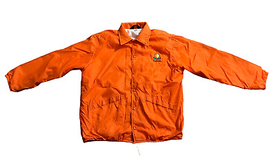 #ad #ad Vintage 70s Sunkist Windbreaker Jacket Men#x27;s Size L Pla Jac Dunbrooke 100% Nylon