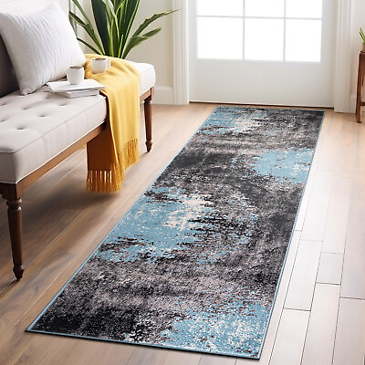 #ad Rugshop Runner Rugs 2x7 Contemporary Abstract Splash Hallway Rugs and Runners