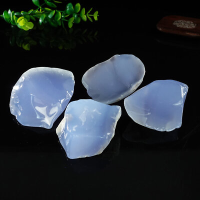 #ad Blue Chalcedony Irregular Polish Specimen Natural Crystal Energy Stone 55 75mm