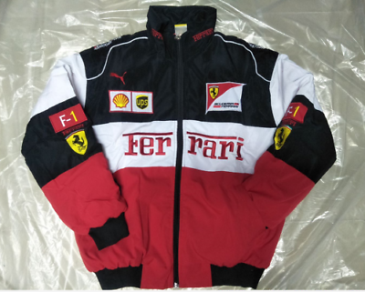 New 2023 FERRARI Black Embroidery EXCLUSIVE JACKET suit F1 team racing