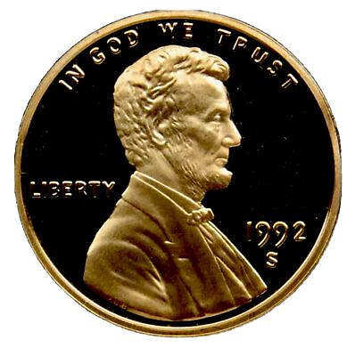 #ad 1992 S Cameo Proof Lincoln Memorial Cent Best Value On eBay Free Samp;H W Track2996