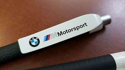 #ad 80242461134 IMPORT BMW GE REFILLABLE 2X BMW M MOTORSPORT PEN ENG RACING