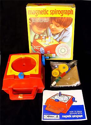 #ad 1971 MAGNETIC SPIROGRAPH Sealed amp; Unused with Cardboad insert NEW RARE Vintage