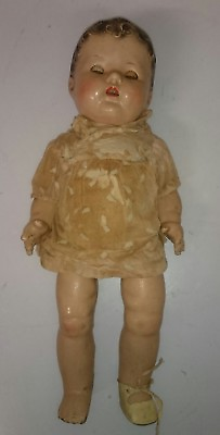 #ad Gorgeous Ultra Rare Baby Antique Doll 1900 1930