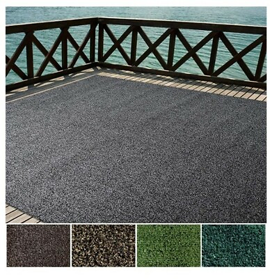 #ad iCustomRug Indoor Outdoor Turf Rugs and Runners in Gray 12#x27; x 8#x27; Low Pile