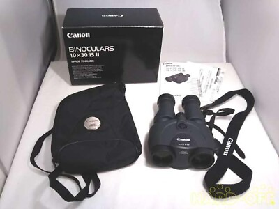 CANON Binoculars BINOCULARS 10×30 IS Ⅱwith outer box and case s59