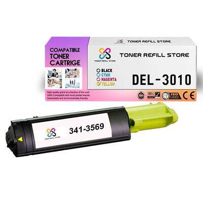 #ad TRS 341 3569 Yellow Compatible for Dell Color Laser 3010cn Toner Cartridge