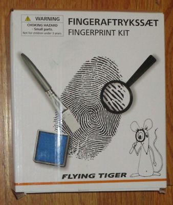 #ad New Sealed Detective Fingerprint Kit Educational Science Toy Item 1400661 STEM